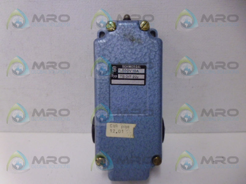 SCHMERSAL TS 017-22Y HEAVY DUTY LIMIT SWITCH NSNP