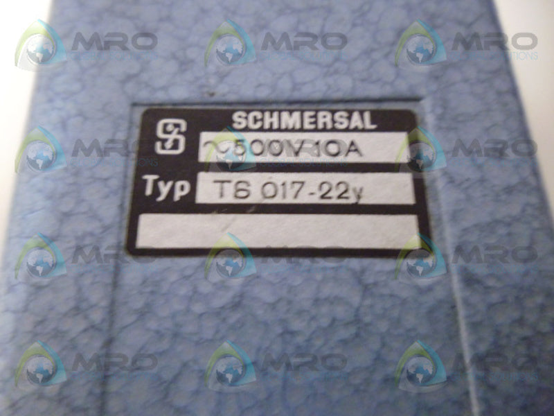 SCHMERSAL TS 017-22Y HEAVY DUTY LIMIT SWITCH NSNP