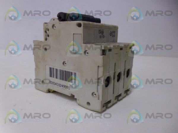 MERLIN GERIN C60H C10 CIRCUIT BREAKER 3P 10A UNMP