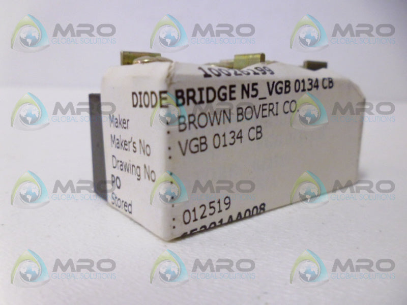 BROWN BOVERI GN7109005 BRIDGE RECTIFIER UNMP
