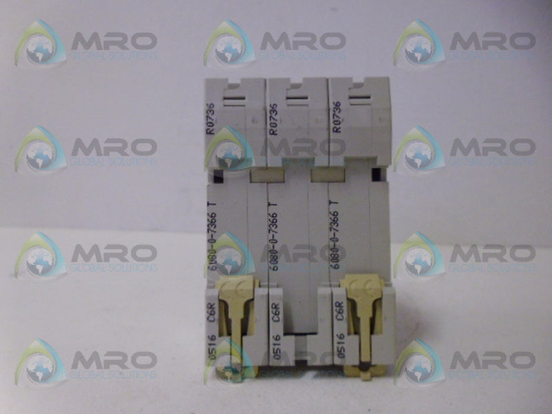 MERLIN GERIN C60H C25 CIRCUIT BREAKER 3P 25A UNMP
