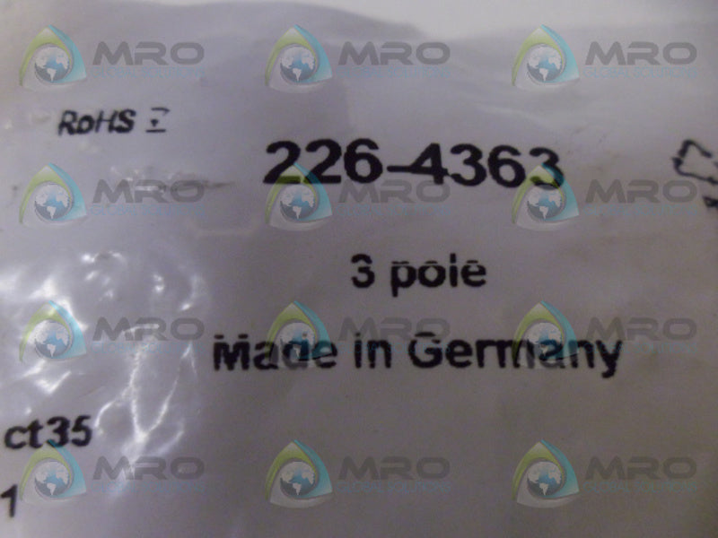 HIRSCHMANN 226-4363 SOLENOID VALVE CONNECTOR NSMP