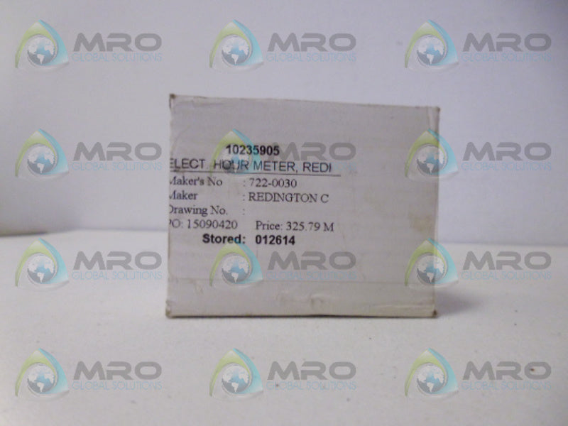 REDINGTON 722-0030 HOUR METER NSMP
