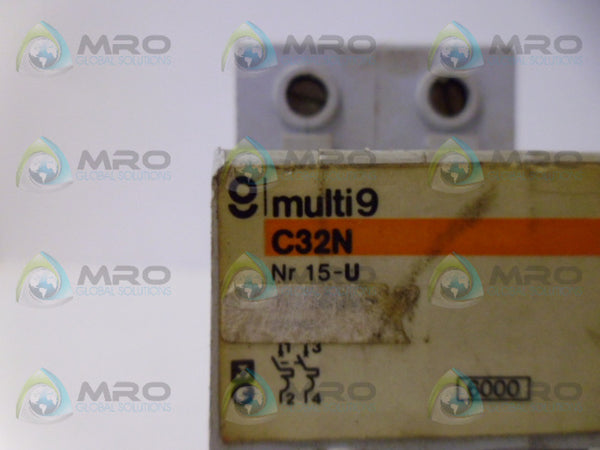MERLIN GERIN C32N CIRCUIT BREAKER 2P 32A UNMP