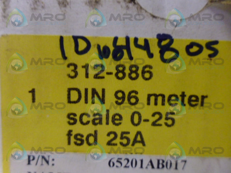 RS 312-886 METER 25A NSMP