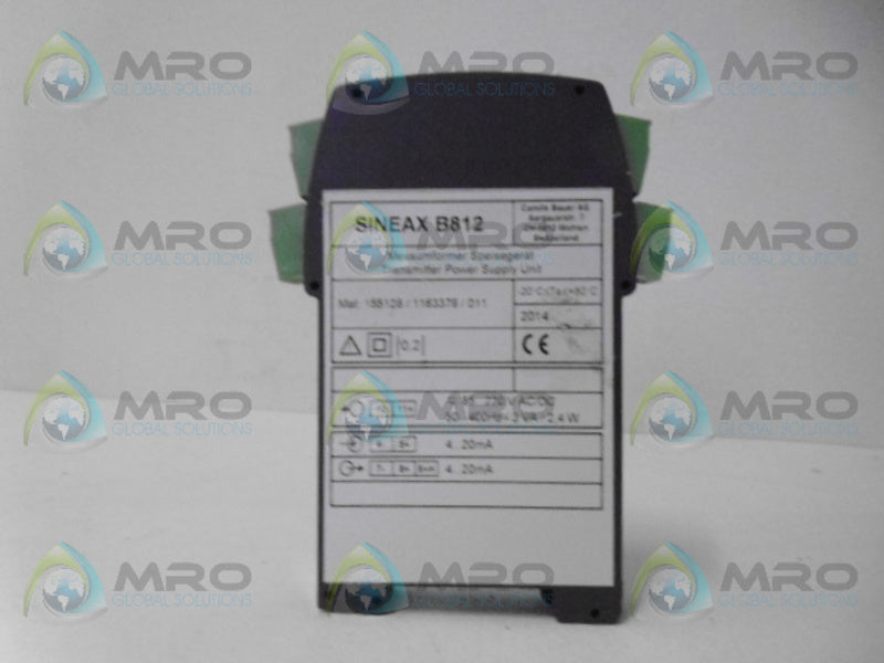CAMILLE BAUER SINEAX B812 TRANSMITTER POWER SUPPLY UNIT NSMP