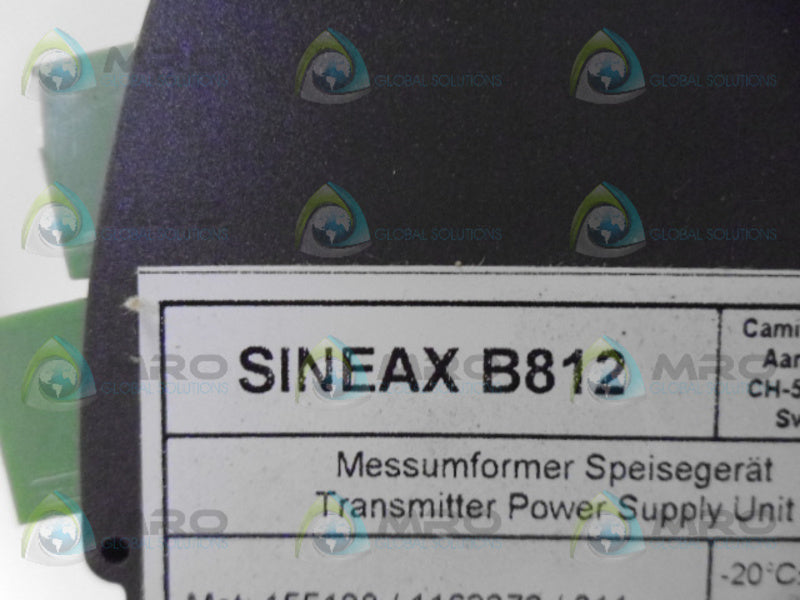 CAMILLE BAUER SINEAX B812 TRANSMITTER POWER SUPPLY UNIT NSMP