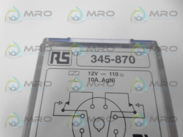 RS 345-870 RELAY DC12V UNMP