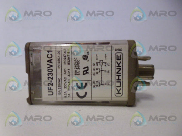 KUHNKE UF2-230VAC1 RELAY UNMP