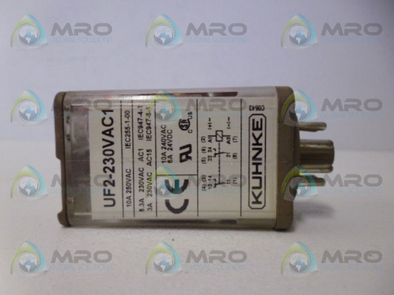 KUHNKE UF2-230VAC1 RELAY UNMP