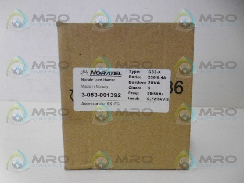NORATEL G33-X CURRRENT TRANSFORMER NSMP