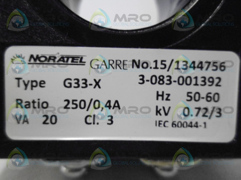 NORATEL G33-X CURRRENT TRANSFORMER NSMP