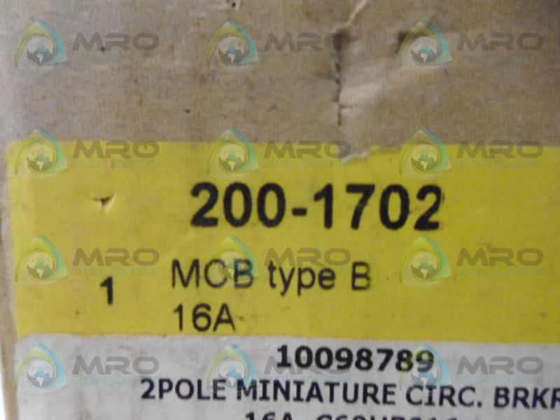 MERLIN GERIN C60HB B16 CIRCUIT BREAKER 2P 16A NSMP