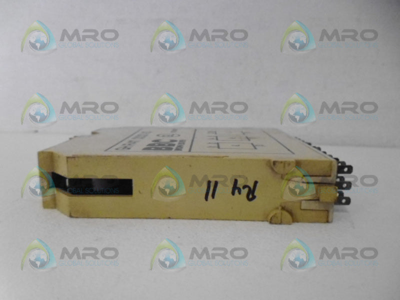 BROWN BOVERI GH R 411 0000 VO OUTPUT CARD UNMP