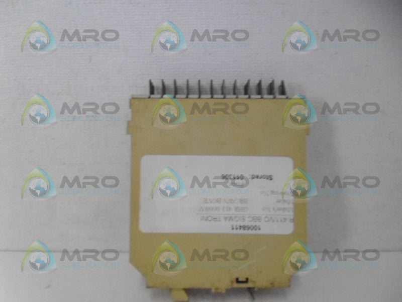 BROWN BOVERI GH R 411 0000 VO OUTPUT CARD UNMP