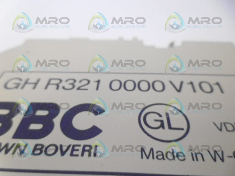 BROWN BOVERI GH R R321 0000 V101 RELAY MODULE UNMP