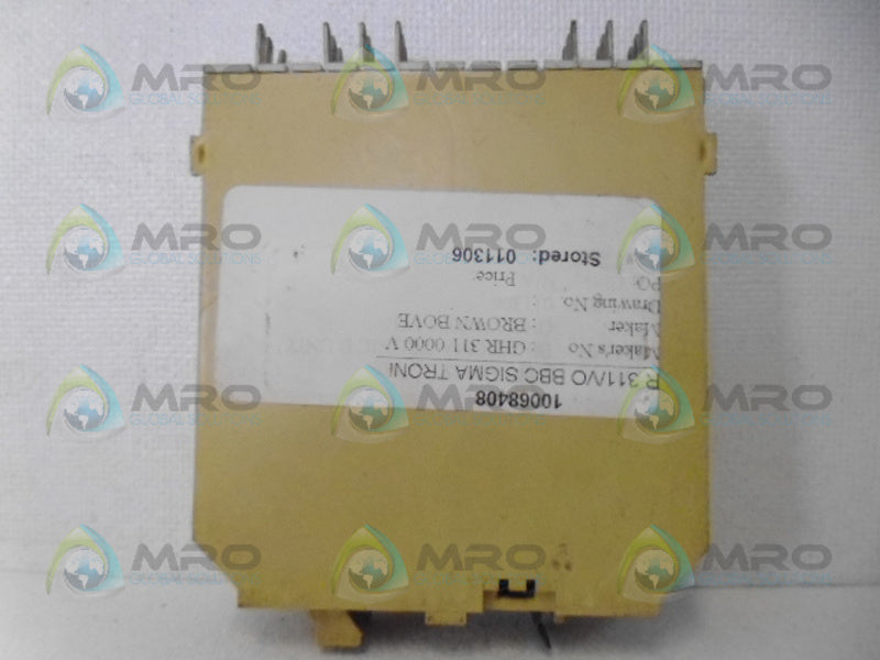 BROWN BOVERI GH R R311 0000 VO OUTPUT MODULE UNMP