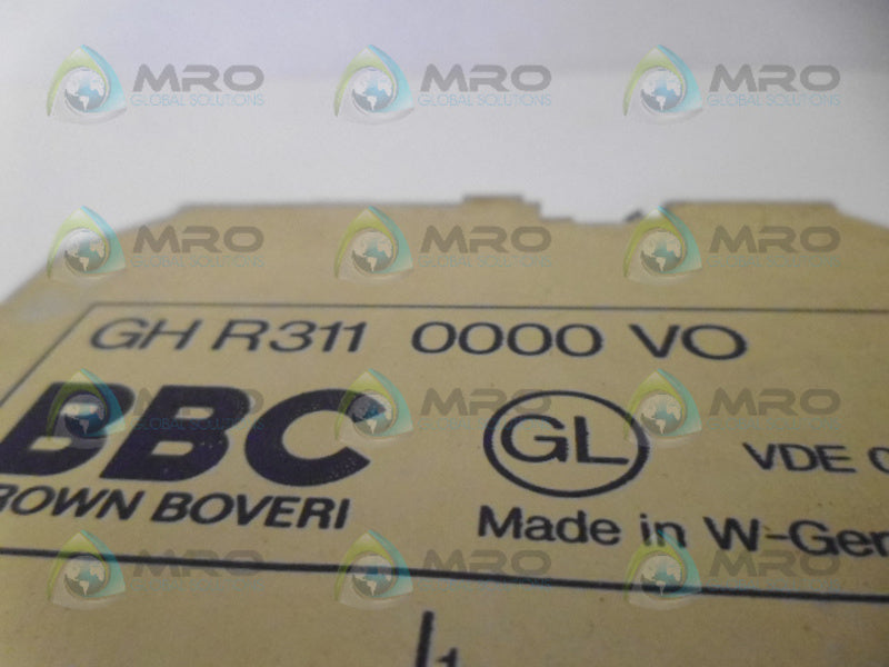 BROWN BOVERI GH R R311 0000 VO OUTPUT MODULE UNMP