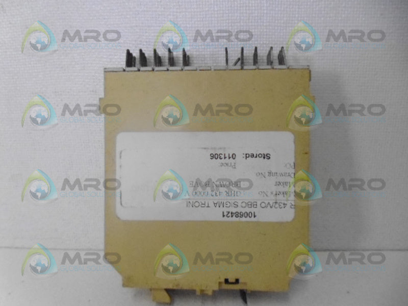 BROWN BOVERI GH R 432 0000 VO LOGIC CARD UNMP