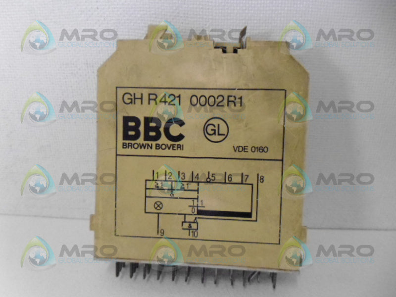 BROWN BOVERI GH R 421 0002 R1 UNMP