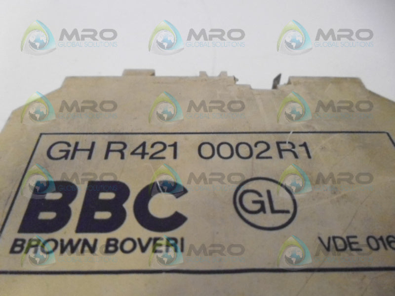 BROWN BOVERI GH R 421 0002 R1 UNMP