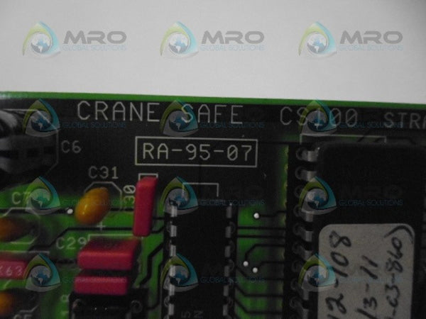 CRANE SAFE CS100 CONTROL BOARD NSNP