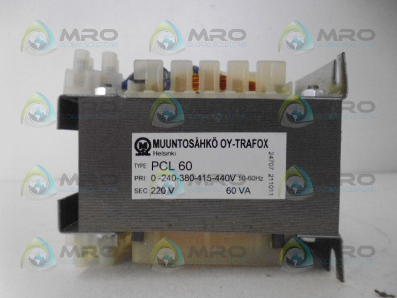 MOUNTOSAHKO PCL60 TRANSFORMER (AS PICTURED) NSNP