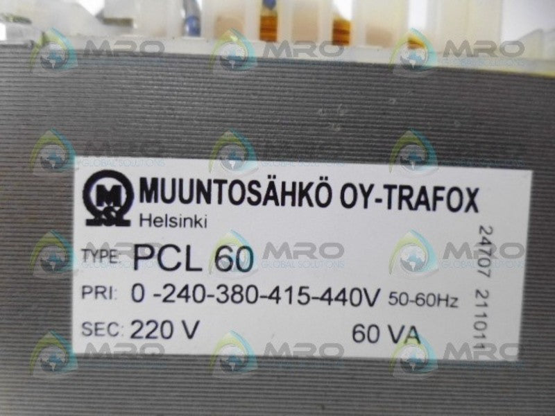 MOUNTOSAHKO PCL60 TRANSFORMER (AS PICTURED) NSNP