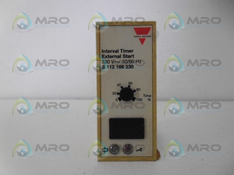 CARLO GAVAZZI S112166230 INTERVAL TIMER UNMP