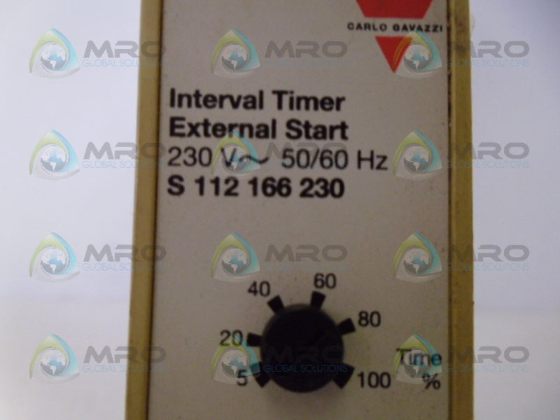 CARLO GAVAZZI S112166230 INTERVAL TIMER UNMP