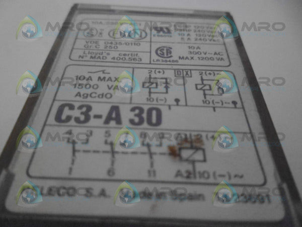 RELECO C3-A30 RELAY 380V UNMP