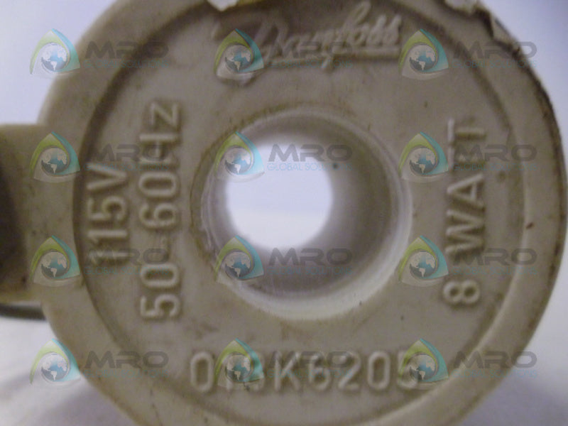 DANFOSS 018K6205 COIL UNMP