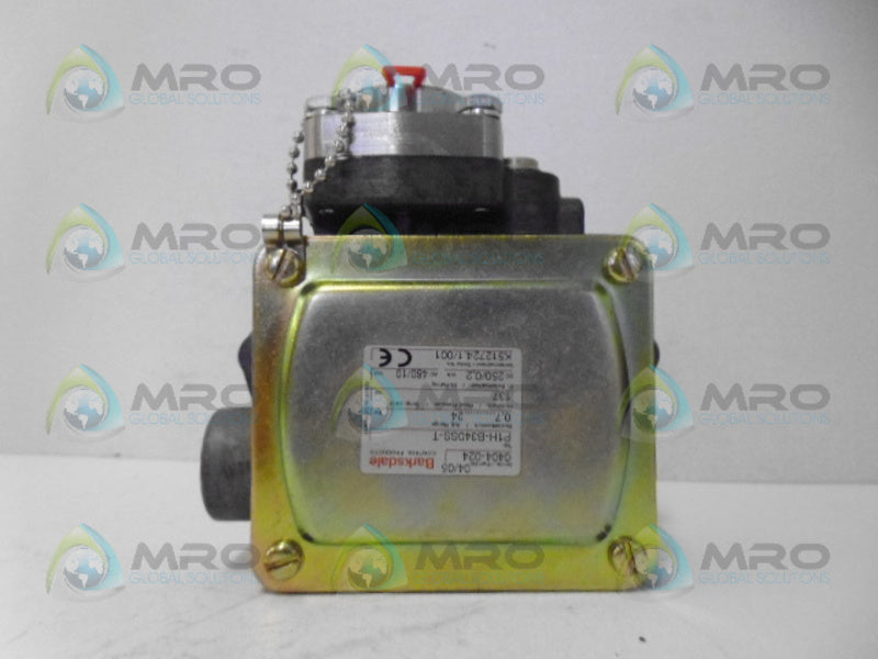 BARKSDALE P1H-B340SS-T PRESSURE SWITCH NSMP