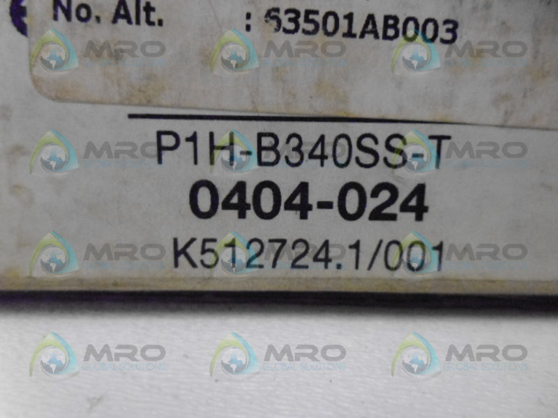 BARKSDALE P1H-B340SS-T PRESSURE SWITCH NSMP