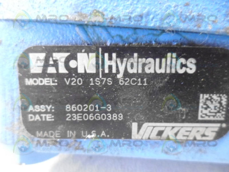 VICKERS V20-1S7S-62C11 VANE PUMP NSNP