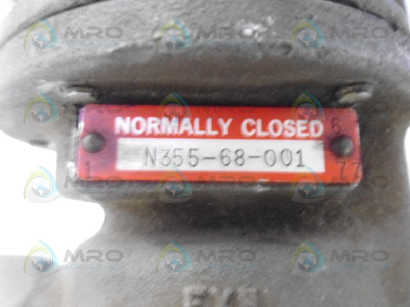 PARKER N355-68-001 PILOT VALVE UNMP