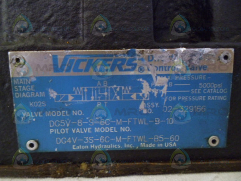 VICKERS DG5V-8-S-6C-M-FTWL-B-10 DIRECTIONAL CONTROL VALVE NSNP