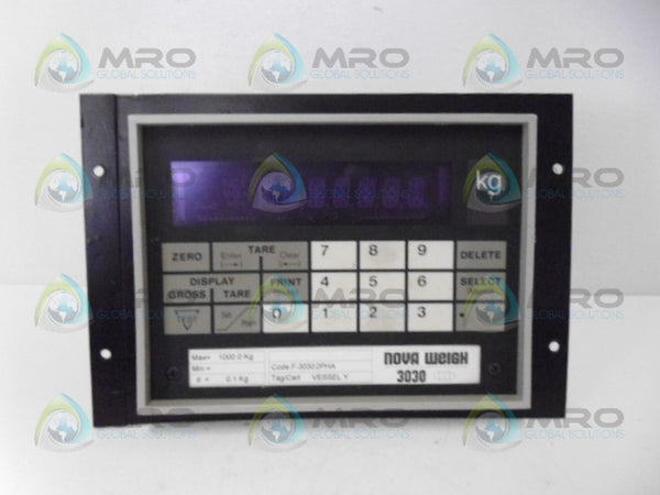 NOVA WEIGH ITG3030-D-4-C1-X-X WEIGH INDICATOR NSNP