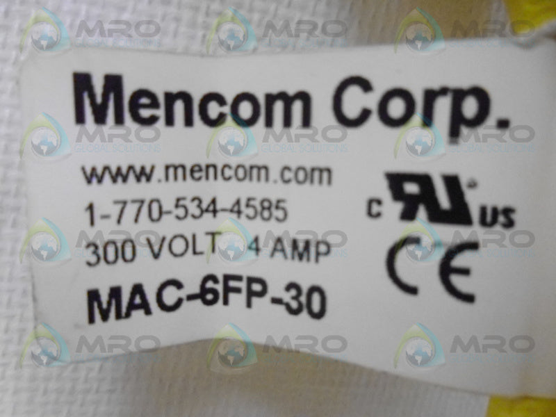 MENCOM MAC-6FP-30 CORDSET  NSNP