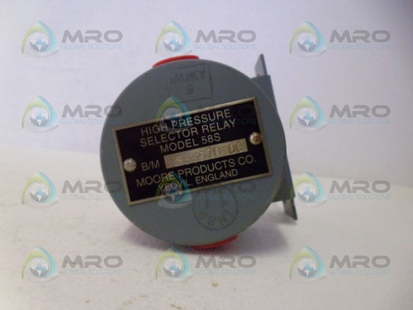 MOORE 58S M366570 OG HIGH PRESSURE SELECTOR RELAY NSNP