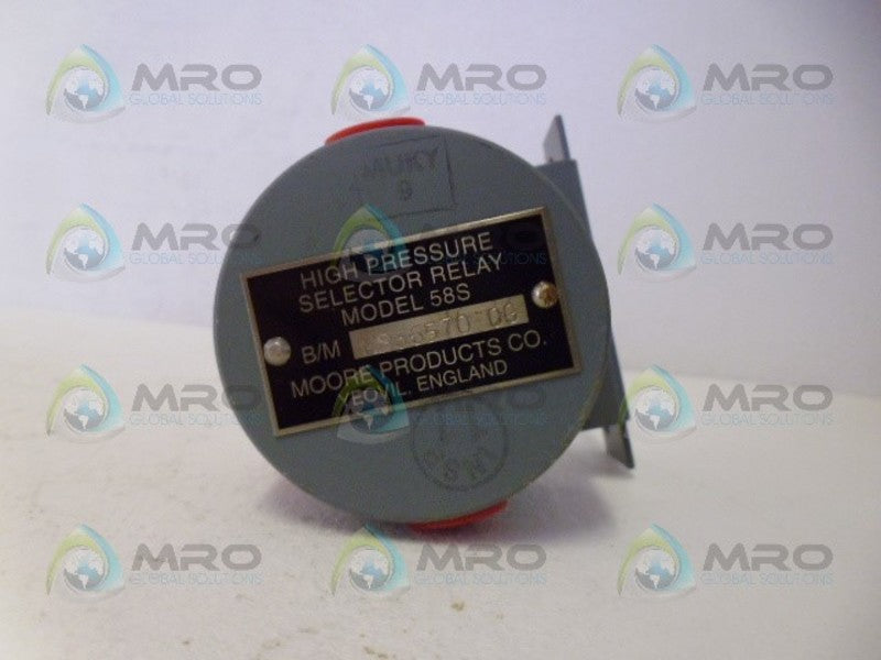 MOORE 58S M366570 OG HIGH PRESSURE SELECTOR RELAY NSNP