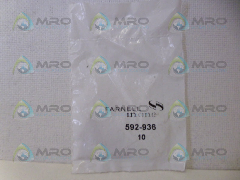 FARNELL 592-936 WIRE CONNECTOR (PK OF 10) NSMP