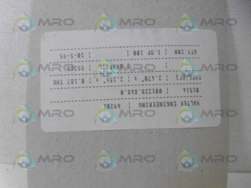HOFLAND DELTAFLEX 69204 FLANGE SEAL NSMP