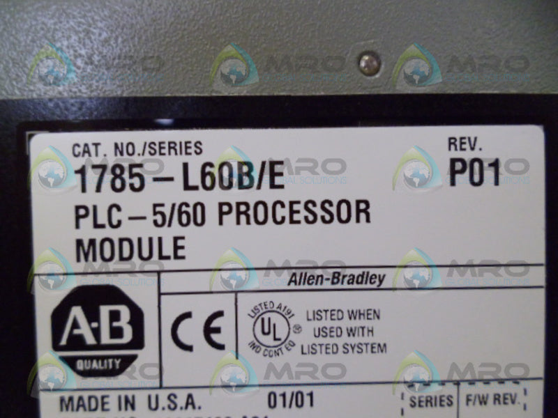 ALLEN BRADLEY 1785-L60B SER. E FW E.2  NSMP