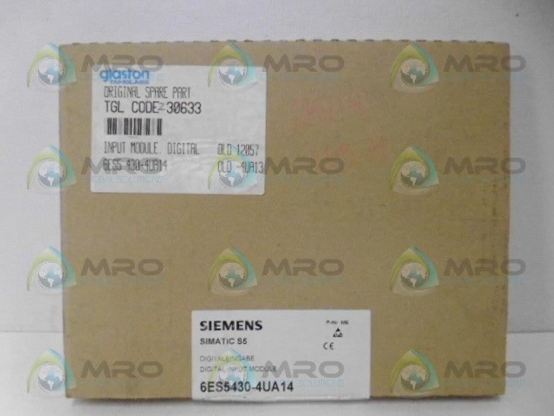 SIEMENS SIMATIC S5 6ES5430-4UA14 INPUT MODULE NSFS