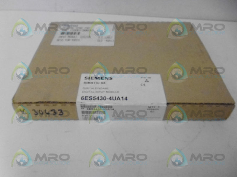 SIEMENS SIMATIC S5 6ES5430-4UA14 INPUT MODULE NSFS