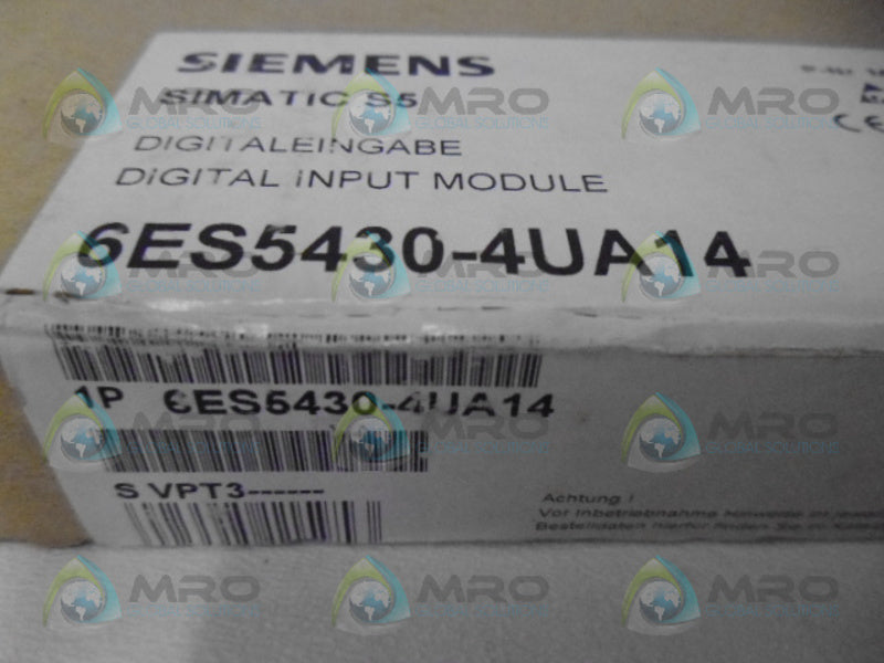 SIEMENS SIMATIC S5 6ES5430-4UA14 INPUT MODULE NSFS