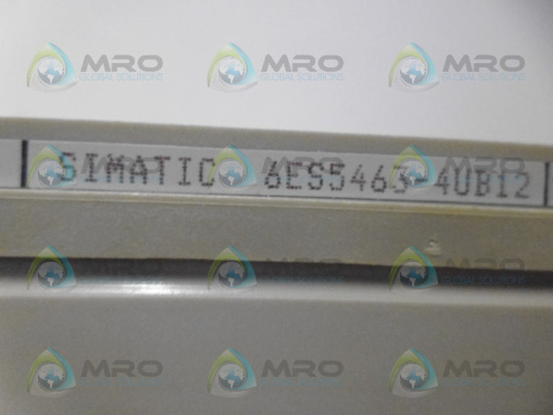 SIEMENS SIMATIC S5 6ES5463-4UB12 ANALOG INPUT MODULE NSMP