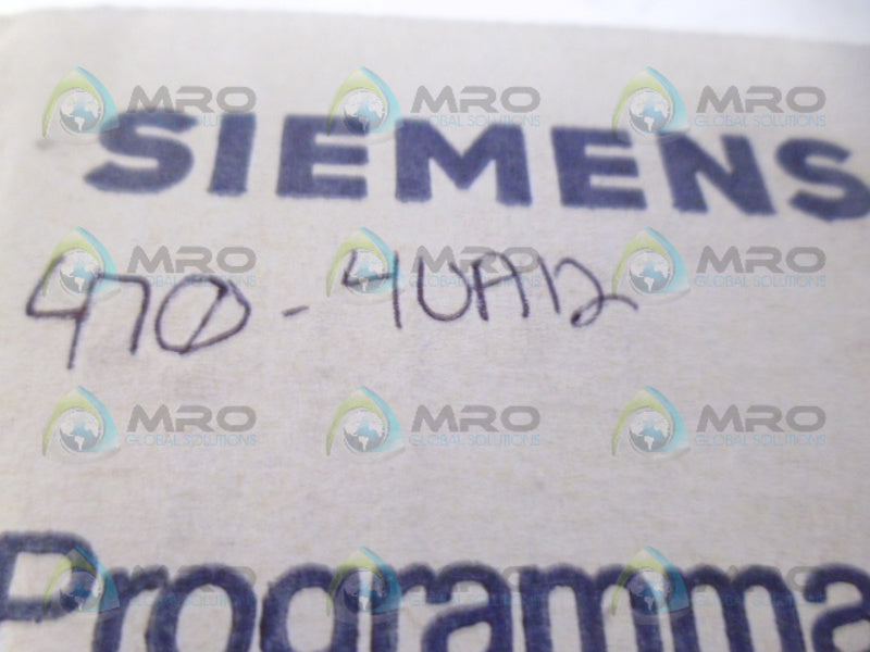 SIEMENS SIMATIC S5 6ES5470-4UA12 ANALOG OUTPUT MODULE NSMP