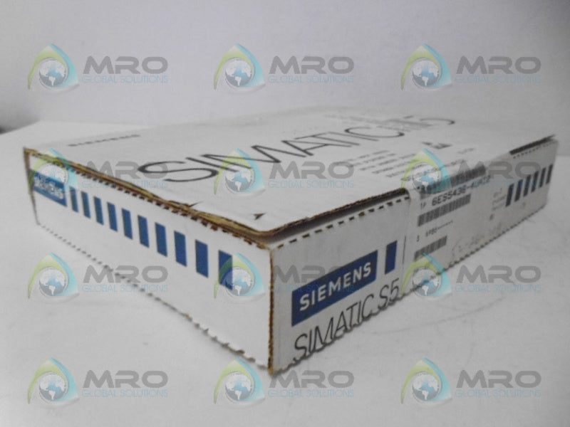 SIEMENS SIMATIC 6ES5436-4UA12 INPUT MODULE NSFS